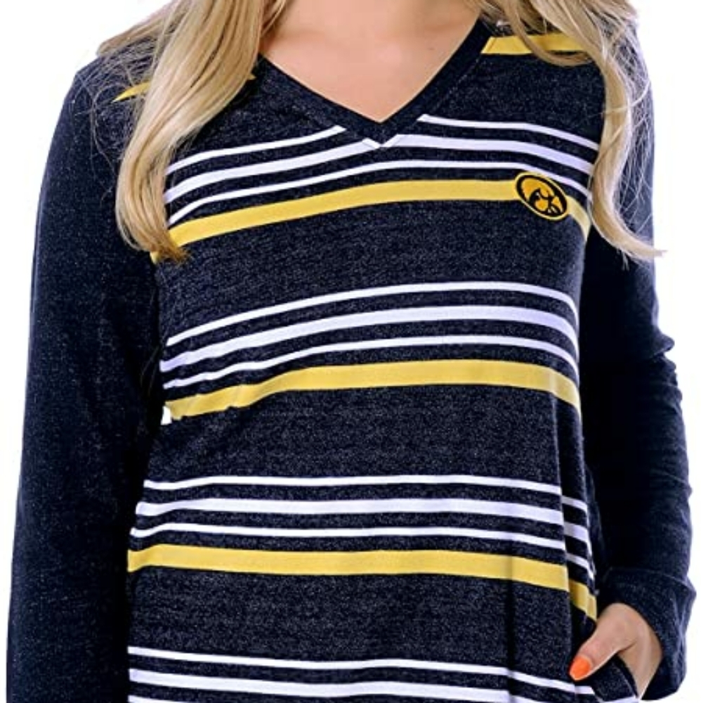 UG Apparel NCAA Women's V-Neck Tunic Fleece